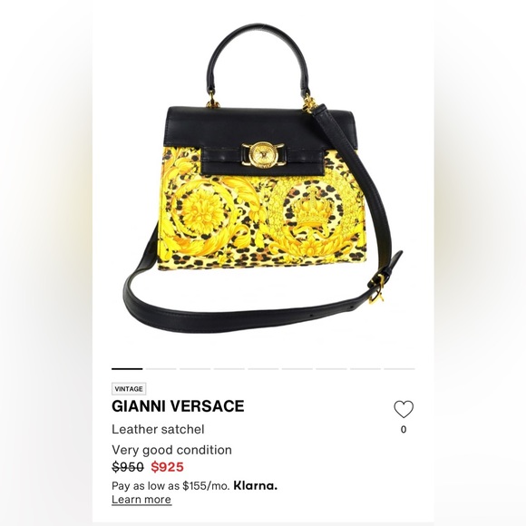 SOLD VERSACE VINTAGE GOLD BAROQUE LEOPARD PRINT 💯 authentic Final Price - Picture 4 of 16